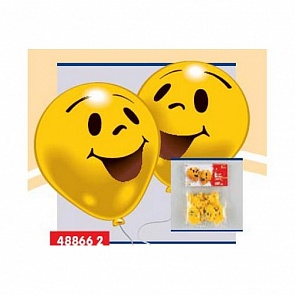 Набор из 10 шариков с рисунком – Улыбка (Everts, 488662F N)